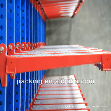 Jracking article chaud métal léger cantilever en porte-à-faux en acier étagère pour le stockage